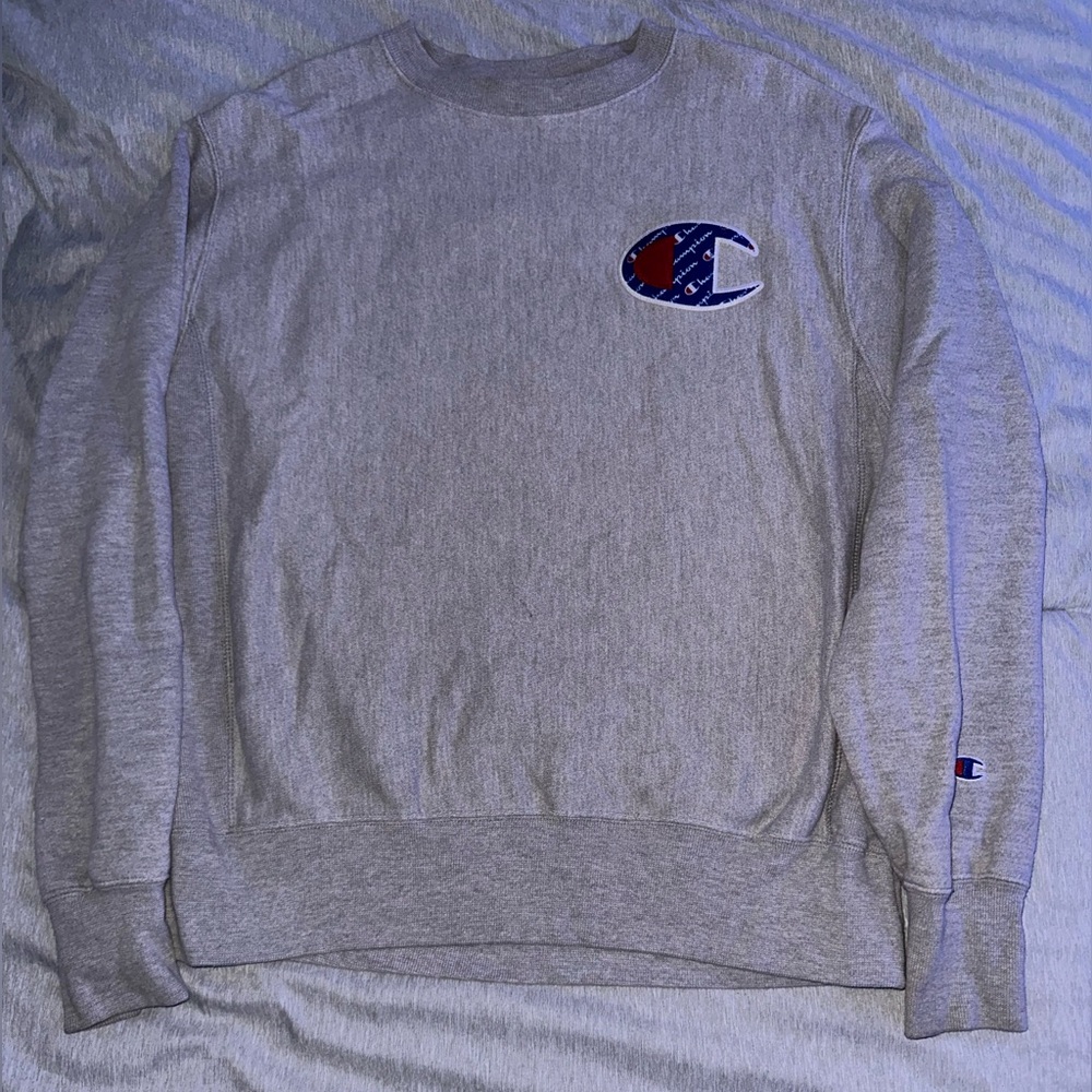 Grey Long Sleeve Sweatshirt - Champion